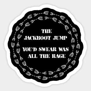 Jackboot Jump Lyric Art (Hozier) Sticker